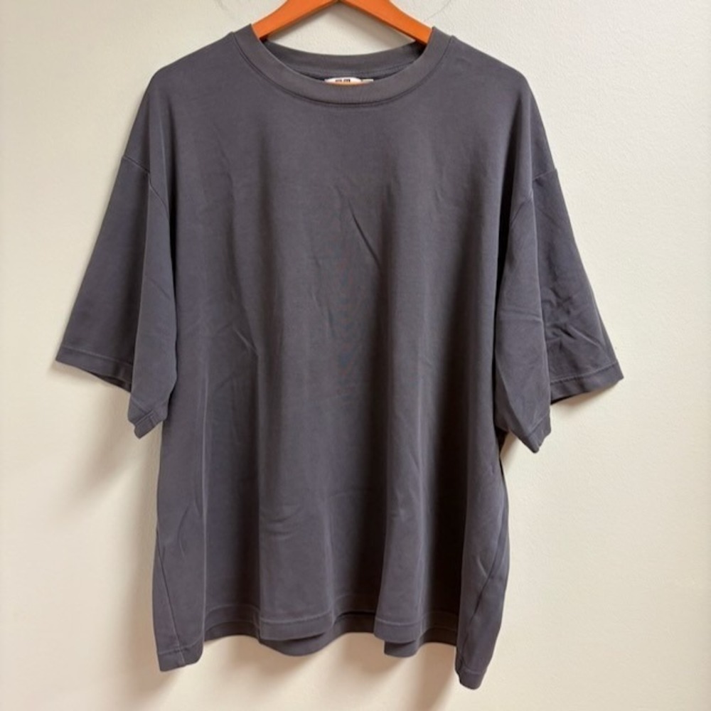 Uniqlo U Mens Airism Crew Neck Short Sleeve T-Shirt Size 3XL Cotton Blend Basic